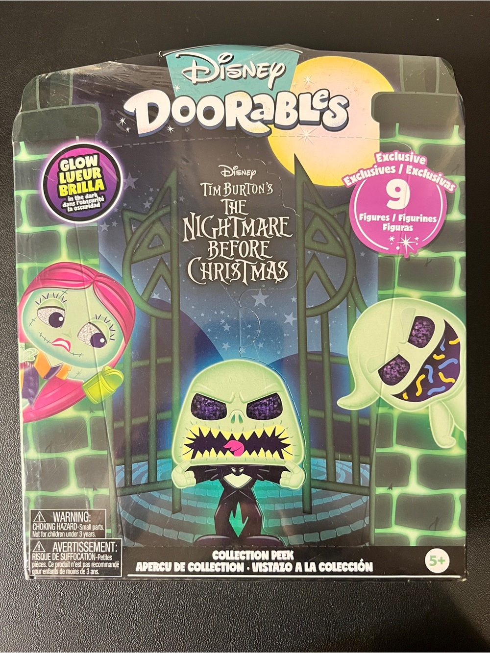Disney Doorables Nightmare Before Christmas Glow Collection Peek 9 Figures New